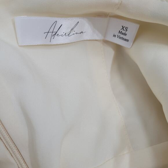 Adeirlina Summer in Tuscany Mini Dress size XS floral coquette milkmaid fairy - Picture 5 of 11